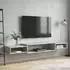 vidaXL Wandmontierter TV-Schrank betongrau 180x28x21cm (8006008)