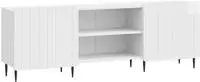 vidaXL TV-Schr&auml;nk Hochglanz Wei&szlig; 150 x 31 x 52 cm Holzwerkstoff