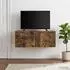 vidaXL Wandmontierter TV-Schrank 59,5x31cm, geräucherte Eiche (898880)