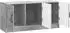 vidaXL TV-Schrank betongrau 99x34,5x47cm Holzwerkstoff (895868)