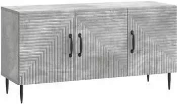 vidaXL TV-Schrank betongrau 99x34,5x50cm Holzwerkstoff (894948)
