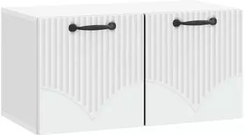 vidaXL Wandmontierter TV-Schrank wei&szlig;, Holzwerkstoff, 59,5x31x30cm (899045)