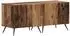 vidaXL TV-Schrank 5-teilig mit LED, Altholz-Optik, Holzwerkstoff (3416930)