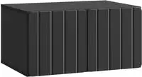 vidaXL Wandmontierter TV-Schrank 59,5 x 41 x 30 cm Schwarz