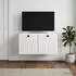 vidaXL Wandmontierter TV-Schrank weiß, Holzwerkstoff, 59,5x41x30cm (898165)