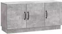 vidaXL TV-Schr&auml;nk Betongrau 99 x 34,5 x 47 cm Holzwerkstoff