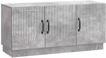 vidaXL TV-Schrank betongrau 99x34,5x47cm Holzwerkstoff (895408)