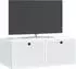 vidaXL TV-Schrank wandmontiert, weiß, 78,5x41x30cm, Holzwerkstoff (898005)