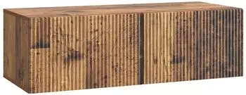 vidaXL TV-Schrank wandmontiert, Altholz-Optik, 98x41x30cm (898533)