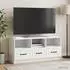 vidaXL TV-Schrank Hochglanz weiß 102x34,5x47cm Holzwerkstoff (895829)