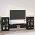 vidaXL FLORIN TV-Schrankset 3-tlg. schwarz Holzwerkstoff (3397935)