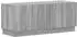vidaXL TV-Schrank 5-teilig mit LED, Holzwerkstoff, Sonoma-Grau (3416847)