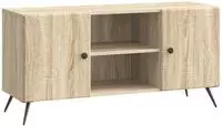 vidaXL TV-Schr&auml;nk 102 x 34,5 x 50 cm Sonoma-Eiche Holzwerkstoff