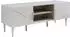 en.casa Starvili TV-Schrank 2 Türen, 2 offene Fächer, 120x40x45cm, beige