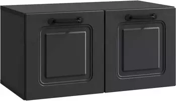 vidaXL Wandmontierter TV-Schrank schwarz 59,5x31x30cm