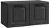 vidaXL Wandmontierter TV-Schrank schwarz 59,5x31x30cm