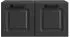 vidaXL Wandmontierter TV-Schrank schwarz 59,5x31x30cm