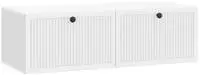 vidaXL Wandmontierter TV-Schrank Wei&szlig; 98 x 41 x 30 cm Holzwerkstoff