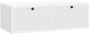 vidaXL Wandmontierter TV-Schrank wei&szlig;, 98x41x30cm, Holzwerkstoff (898015)