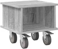 vidaXL TV-St&auml;nder 37 x 35 x 35 cm Sonoma-Grau Holzwerkstoff