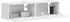 vidaXL TV-Wandschrank 2-tlg. weiß 60x31x29,5cm Holzwerkstoff (892190)