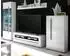 Furn.Design Design-D TV-Lowboard weiß Hochglanz, 2 Schubladen, 180x47x42cm (800000940046)