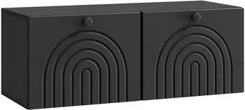 vidaXL Wandmontierter TV-Schrank schwarz 78,5x31x30cm (898206)