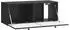 vidaXL Wandmontierter TV-Schrank schwarz 78,5x31x30cm (898206)
