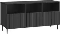 vidaXL TV-Schr&auml;nk Schwarz 102 x 34,5 x 50 cm Holzwerkstoff