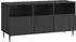vidaXL TV-Schrank schwarz 102x34,5x50cm Holzwerkstoff (894446)