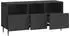 vidaXL TV-Schrank schwarz 102x34,5x50cm Holzwerkstoff (894446)