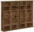 vidaXL CD-Regal 2-tlg. Altholz-Optik Holzwerkstoff 60x17x92cm (8012743)