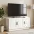 vidaXL TV-Schrank weiß 99x34,5x47cm Holzwerkstoff (895865)