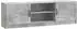 vidaXL TV-Schrank Holzwerkstoff betongrau 150x31x47cm (895838)