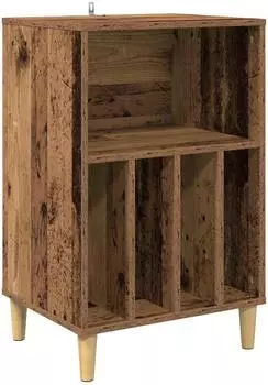 vidaXL Plattenspielerständer Eichenholz 47x39,5x74,5cm