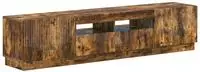 vidaXL LED-TV-Schrank HOORN 3 stk. Raucheiche Holzwerkstoff