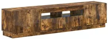 vidaXL HOORN TV-Schrank Set, 3-teilig, Holzwerkstoff, LED
