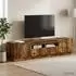 vidaXL HOORN TV-Schrank Set, 3-teilig, Holzwerkstoff, LED
