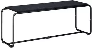 vidaXL TV-Ständer 113,5x35,5x42cm, schwarz, Eichen-Optik