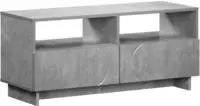 vidaXL TV-St&auml;nder 90 x 34.5 x 40 cm Betongrau Holzwerkstoff