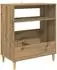 vidaXL Plattenspieler-Ständer Artisan-Eiche 71x39,5x83cm