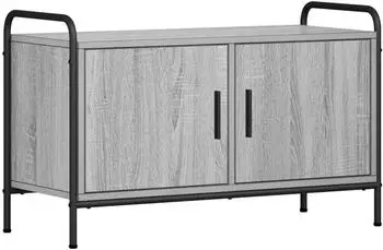 vidaXL TV-Schrank 79,5x33x50cm Sonoma-grau, Holzwerkstoff