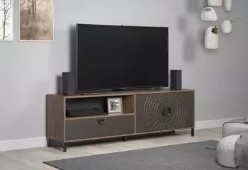 Home Affaire Fusion TV-Lowboard Rostoptik/Perlbronze, 183x55x40cm