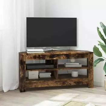 vidaXL Eck-TV-Schrank 102x41x50cm, Holzwerkstoff, R&auml;uchereiche
