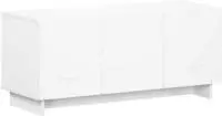vidaXL TV-Lowboard 90 x 34,5 x 40 cm Wei&szlig; Holzwerkstoff
