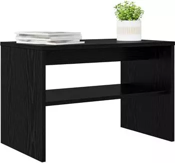 vidaXL TV-Schrank Holzwerkstoff schwarz Eichen-Optik 60x35x40cm (8000293)