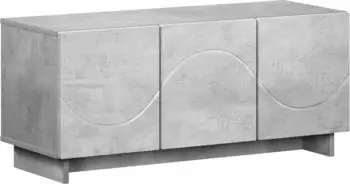 vidaXL TV-Lowboard 90x34,5x40cm, Holzwerkstoff, betongrau