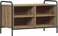 vidaXL TV-Schrank 140 x 39,5 x 50 cm Artisan-Eiche Holzwerkstoff