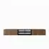 Masseno Varen TV-Lowboard 300x41x40cm, schwarz / eichefarben (800001865395)