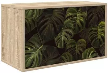 vidaXL ELBURG Wandmontierter TV-Schrank 69x33x40cm Sonoma-Eiche